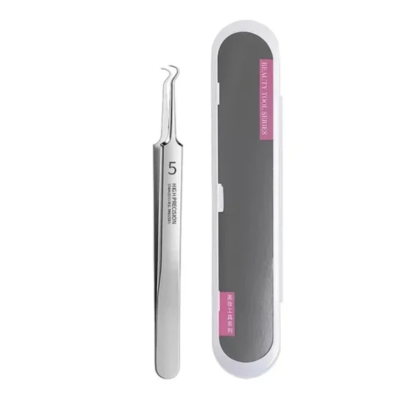 Nemecký Ultra-Fine No. 5 Cell Pimples BlackheadAcne Clip Home Skincare Routine Tweezers Beauty Face Health Salon Special Blackhead Remover Acne Needle Tool