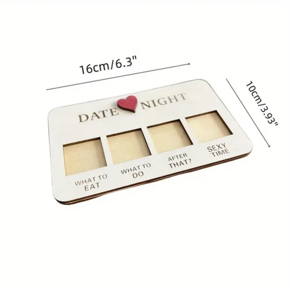 Kreatívny drevený pár Love Life Dating Dice Game - perfektné darčeky pre pár pre priateľa, svadbu, výročie