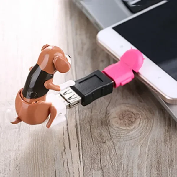 Zábavné humping Usb Dog Mini Cute PC USB Gadgets Funny Joke Humping Dog Rascal Dog Toy Relieve Pressure Toy for Office Worker