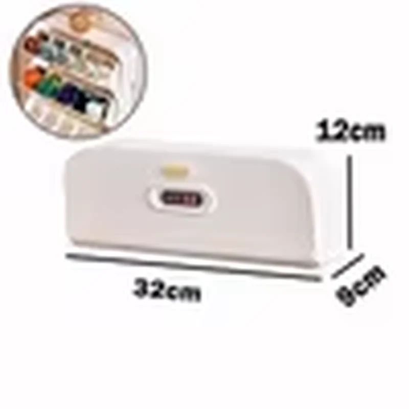 Å atnÃková skriÅa Organizátor skladovania ponožiek Jednoduchá úspora miesta Box Ãspora miesta SpálÅa Nástenná montáž Punch Free Å atnÃková zásuvka na ponožky Organizátor spodného prádla