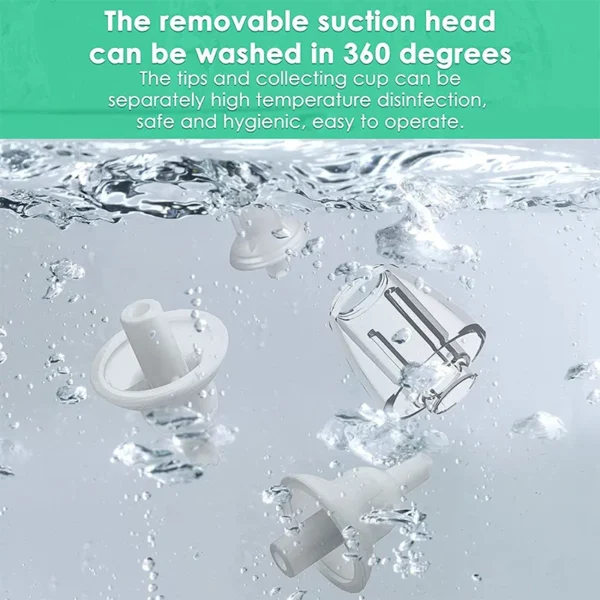 Dr.Isla Gentle Baby Nose Cleaner Silicone Adjustable Suction Electric Child Nasal Aspirator Safety Convenient Low Noise