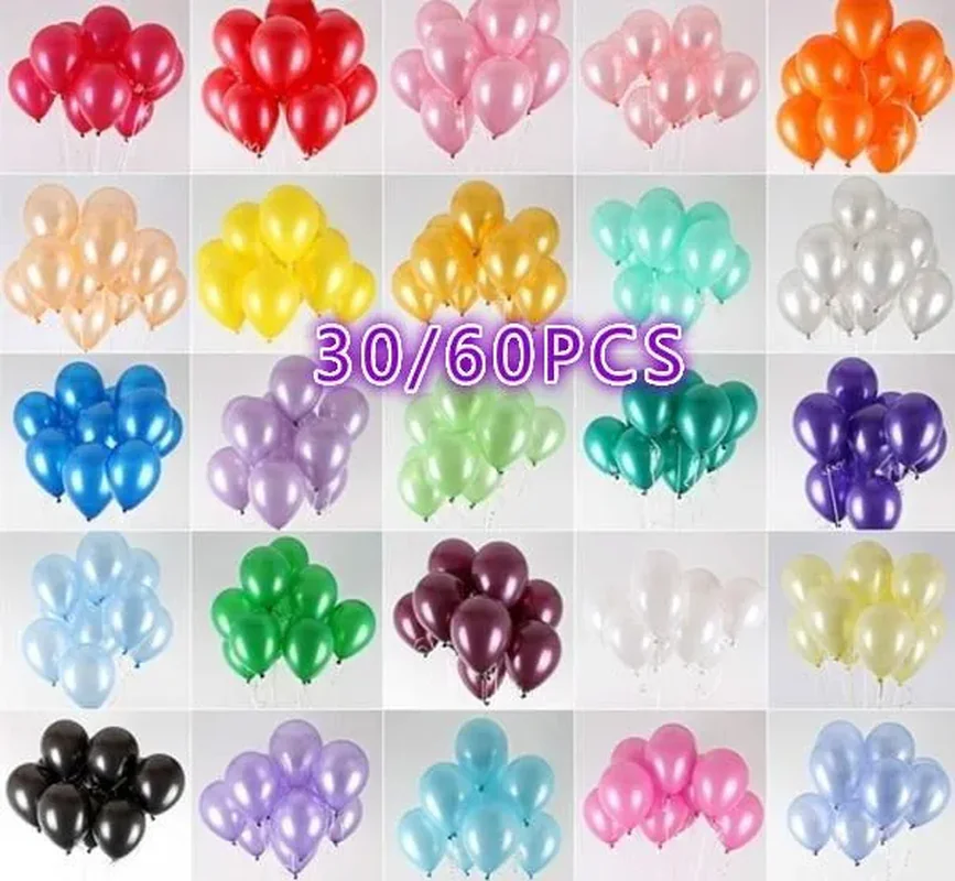 30/60PCS 10 palcov 12 farebné roztomilé latexové balóny TÃm nevesta hélium nafukovacà balón pre domáce svadobné party dekorácie Bachelorette Party Farebné balóny