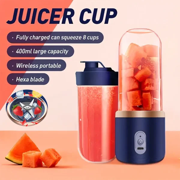 400 + 400 ml stojanový mixér Smoothie Maker Shaker Fitness Chopper Multifunkčný kuchynský robot Mixer Milk Shaker